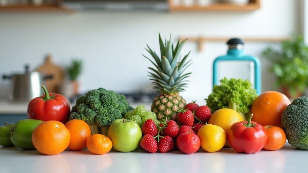 Motivation for weight loss: A fresh start with a healthy lifestyle [no people, no text]